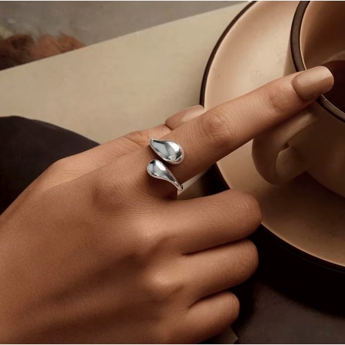 BAMOER BAMOER δαχτυλίδι BSR597-E, ανοιγόμενο, ασήμι 925, ασημί