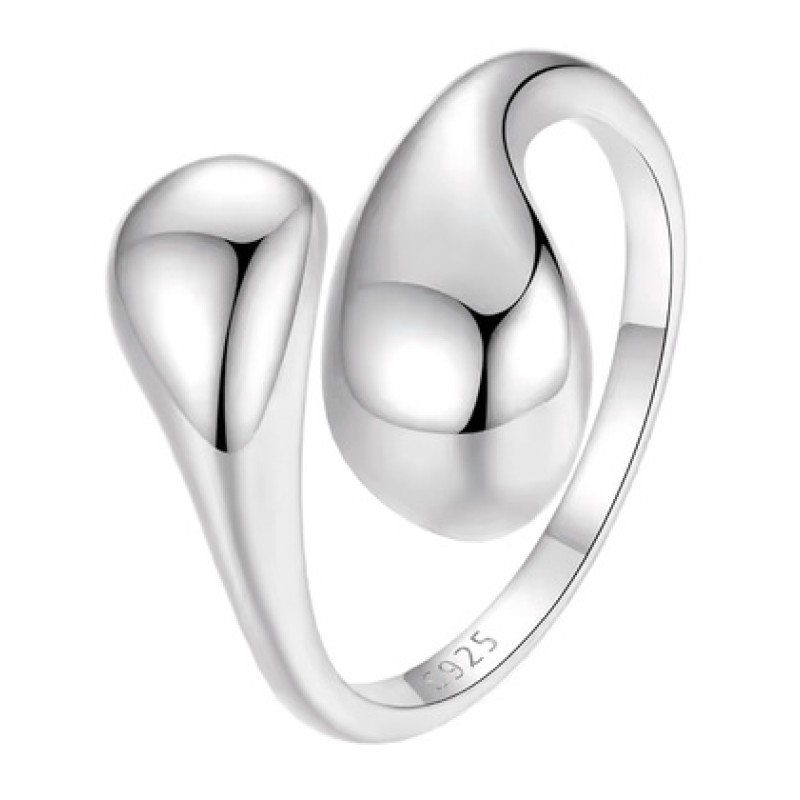BAMOER BAMOER δαχτυλίδι BSR597-E, ανοιγόμενο, ασήμι 925, ασημί
