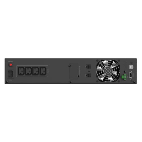 Powertech POWERTECH UPS Line Interactive PT-1408 για rack 2U, με οθόνη, 2200VA/1540W, 4x AC output
