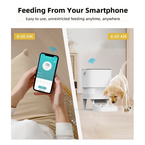Bruno BRUNO smart ταΐστρα κατοικίδιων BRN-0232, 4L, WiFi, λευκή