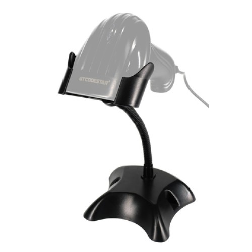 GTCODESTAR GTCODESTAR βάση για barcode scanner GTC-STAND, εύκαμπτος μεταλλικός βραχίονας, μαύρη