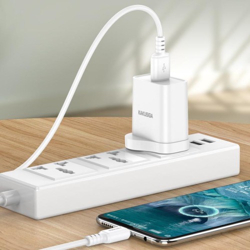 KAKUSIGA KAKUSIGA καλώδιο micro USB σε USB KSC-982, 3A, 480Mbps, 1m, μαύρο