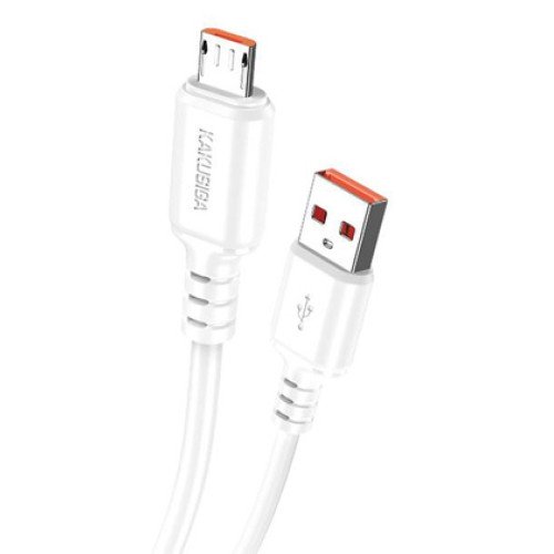 KAKUSIGA KAKUSIGA καλώδιο micro USB σε USB KSC-982, 3A, 480Mbps, 1m, λευκό