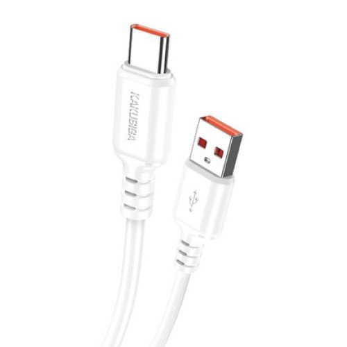 KAKUSIGA KAKUSIGA καλώδιο USB-C σε USB KSC-982, 3A, 480Mbps, 1m, λευκό
