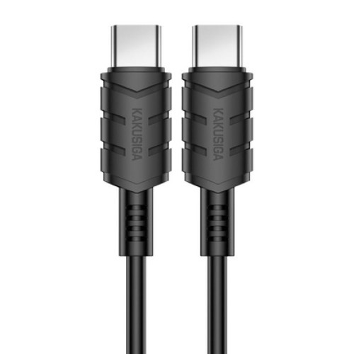 KAKUSIGA KAKUSIGA καλώδιο USB-C σε USB-C KSC-710, 60W, 480Mbps, 1.2m, μαύρο