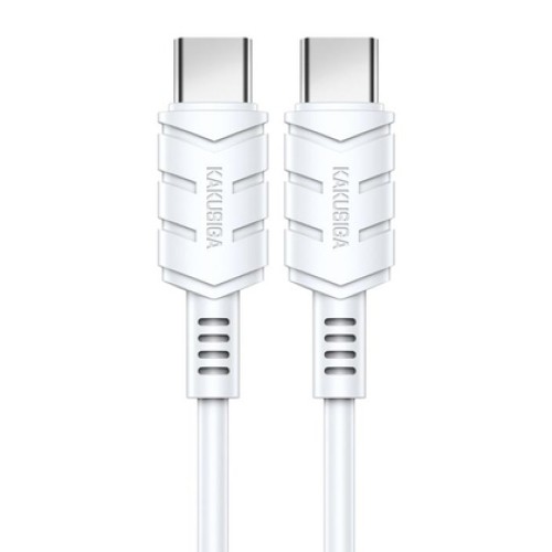 KAKUSIGA KAKUSIGA καλώδιο USB-C σε USB-C KSC-710, 60W, 480Mbps, 1.2m, λευκό