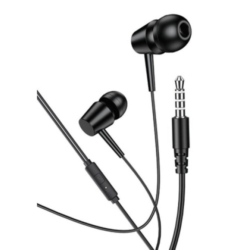 KAKUSIGA KAKUSIGA earphones με μικρόφωνο KSC-1303, 3.5mm σύνδεση, 10mm, 1.1m, μαύρα