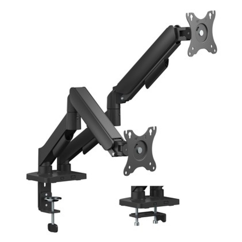 Powertech POWERTECH βάση γραφείου για 2x οθόνες PT-1425, 17-32