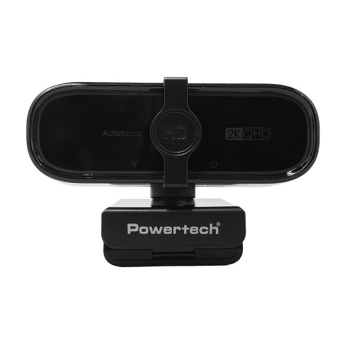 Powertech POWERTECH web camera PT-1427, 5MP, 2K QHD, αυτόματη εστίαση, 1.5m, μαύρη