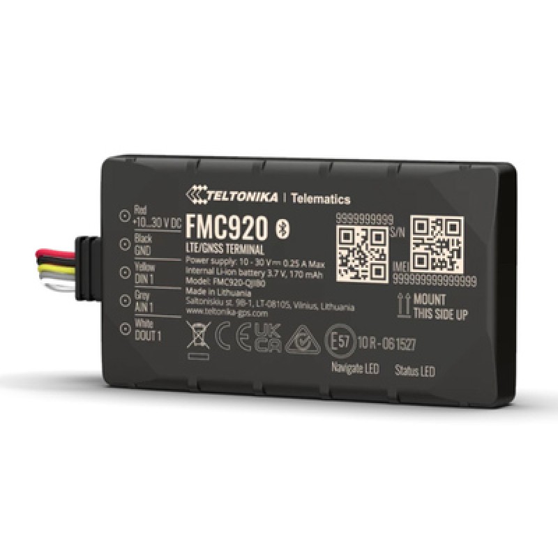 TELTONIKA TELTONIKA GPS tracker αυτοκινήτου FMC920, 4G/GSM/GPRS/GNSS, Bluetooth