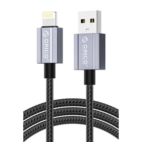 ORICO ORICO καλώδιο Lightning σε USB GQA12, 2.4A, 480Mbps, 1m, μαύρο