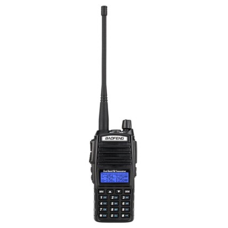 BAOFENG BAOFENG ασύρματος πομποδέκτης UV-82, VHF/UHF, 5W, μαύρος