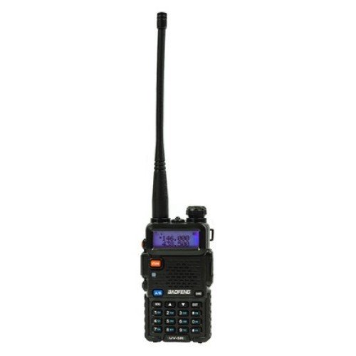 BAOFENG BAOFENG ασύρματος πομποδέκτης UV-5R, VHF/UHF, 5W, μαύρος