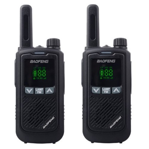 BAOFENG BAOFENG σετ ασύρματοι πομποδέκτες BF-T17, PMR, 0.5W, μαύρο, 2τμχ