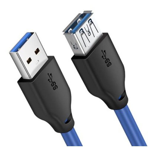 CABLETIME CABLETIME καλώδιο προέκτασης USB 3.0 CT-C160-U3-AMAF, 5Gbps, 2m, μπλε