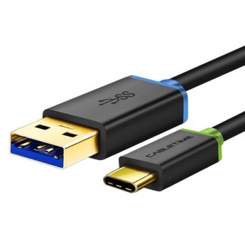 CABLETIME CABLETIME καλώδιο USB-C σε USB CT-C160-U33-CMAMG, 3A, 5Gbps, 3m, μαύρο