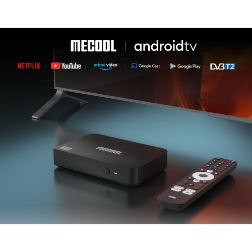 Mecool MECOOL TV Box KT2 με ψηφιακό δέκτη DVB-T2, 4K, 2/32GB, WiFi, Google/Netflix πιστοποίηση, Android 11