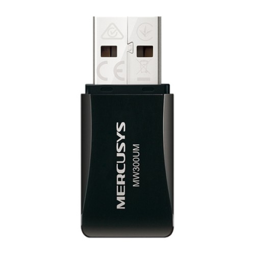 MERCUSYS MERCUSYS ασύρματος USB αντάπτορας δικτύου MW300UM, 300Mbps, Ver 4.0