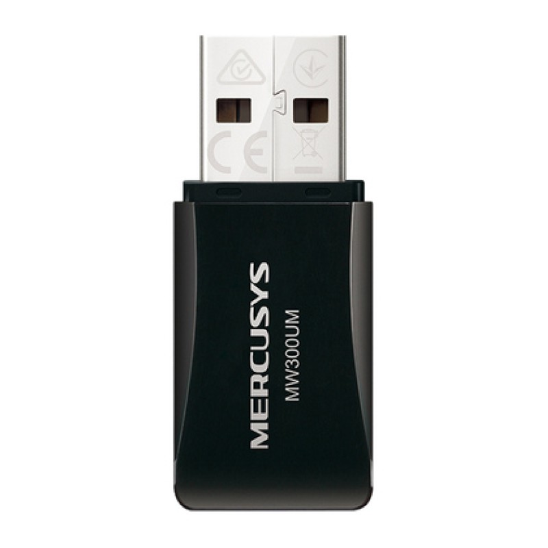 MERCUSYS MERCUSYS ασύρματος USB αντάπτορας δικτύου MW300UM, 300Mbps, Ver 4.0