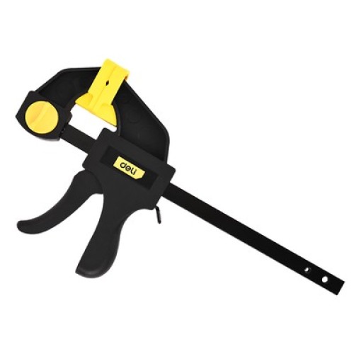 DELI DELI σφιγκτήρας σκανδάλης DL110106 με μέγιστο άνοιγμα 150mm, μαύρος