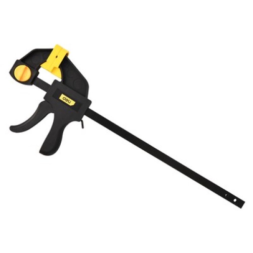 DELI DELI σφιγκτήρας σκανδάλης DL110112 με μέγιστο άνοιγμα 300mm, μαύρος