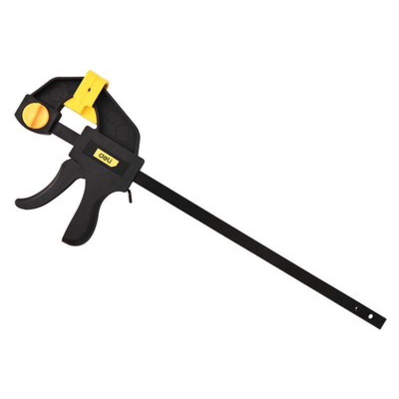 DELI DELI σφιγκτήρας σκανδάλης DL110112 με μέγιστο άνοιγμα 300mm, μαύρος