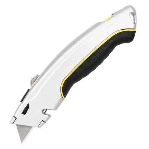 DELI DELI κοπίδι DL410 με ανταλλακτικές λεπίδες, μεταλλικό, 19mm, γκρι