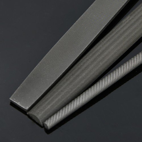 DELI DELI σετ λίμες DL75108 με αντιολισθητική λαβή, μετάλλου, 200mm, 3τμχ