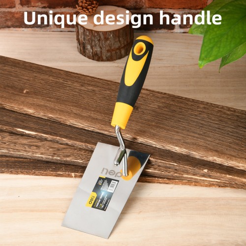 DELI DELI μυστρί DL509328 με αντιολισθητική λαβή, ανοξείδωτο ατσάλι, 140mm