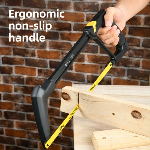 DELI DELI πριόνι σιδήρου/ξύλου DL353812 με εργονομική λαβή, 300mm, 24 TPI