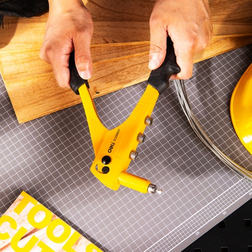 DELI DELI πριτσιναδόρος χειρός DL236910 με αντιολισθητικές λαβές, 260mm