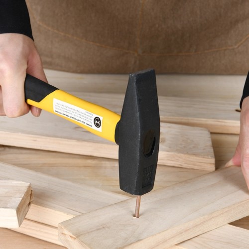 DELI DELI σφυρί DL442005 με αντιολισθητική Fiberglass λαβή, 500gr, 335mm