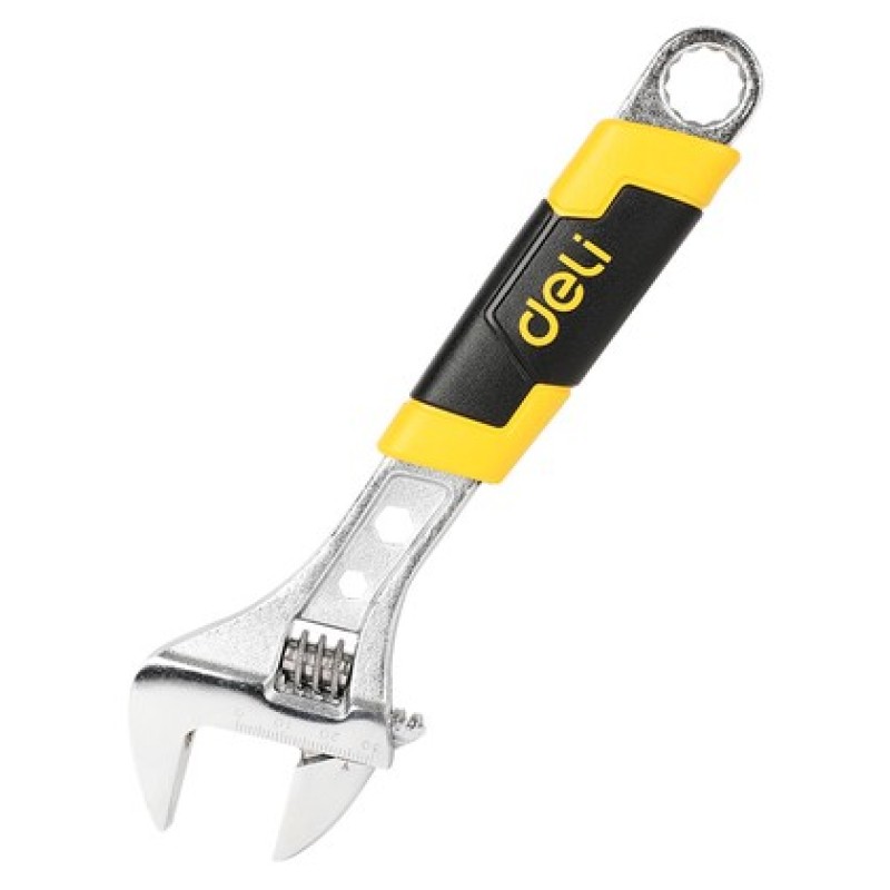 DELI DELI γαλλικό κλειδί DL30108, αντιολισθητική λαβή, ρυθμιζόμενο 0-30mm, 200mm