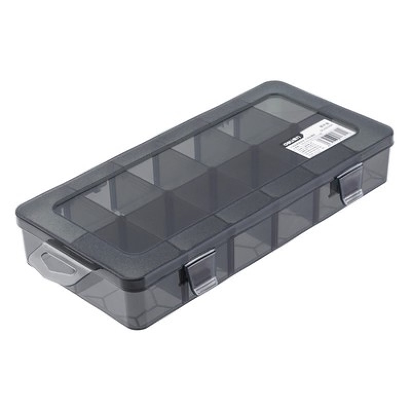 DELI DELI ταμπακιέρα DL432304, 12 θέσεων, 26x13.5x4.4cm, πλαστική, μαύρη