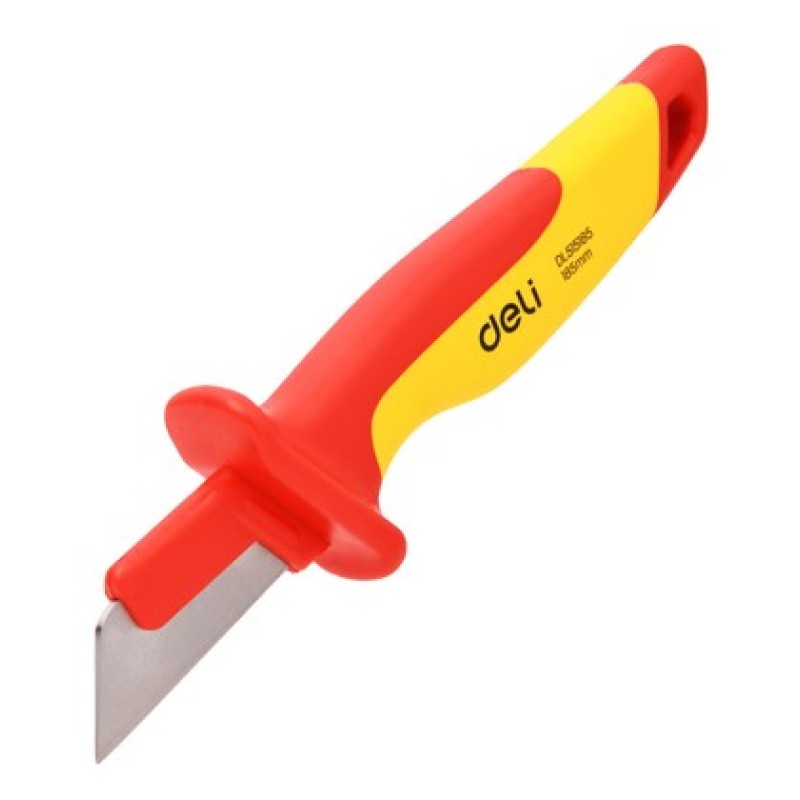 DELI DELI μαχαίρι ηλεκτρολόγου DL515185, αντιολισθητική λαβή, VDE 1000V, 185mm