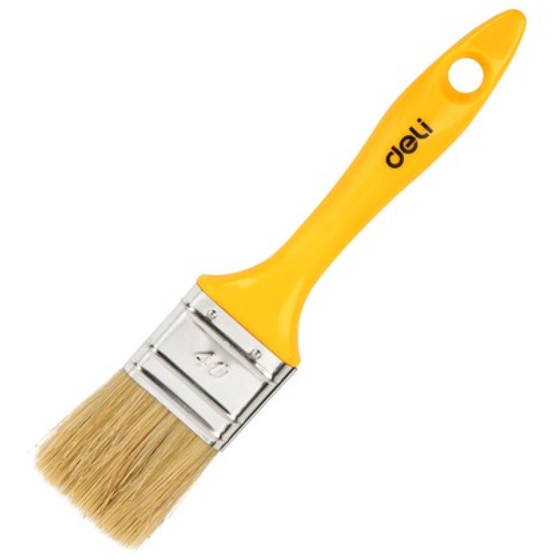 DELI DELI πινέλο βαφής DL509134 με φυσικές τρίχες, πλαστική λαβή, 40mm