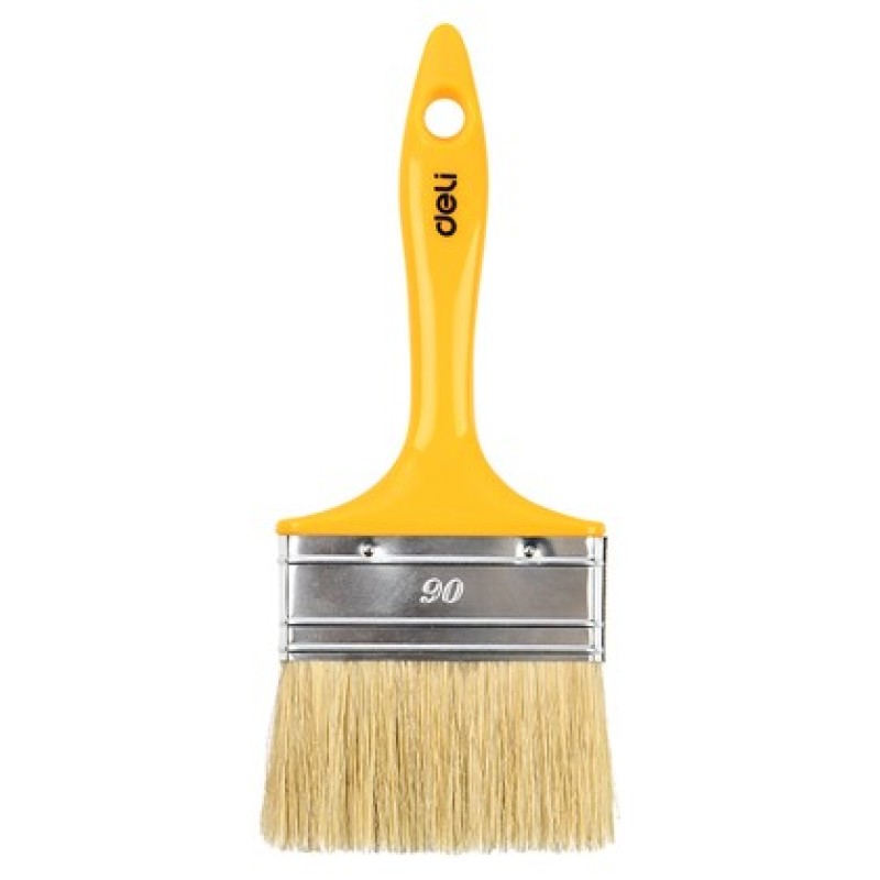 DELI DELI πινέλο βαφής DL509138 με φυσικές τρίχες, πλαστική λαβή, 90mm