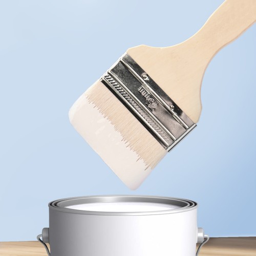 DELI DELI σετ πινέλα βαφής DL528101 με φυσικές τρίχες, ξύλινη λαβή, 50/75/100mm, 3τμχ