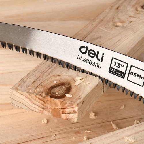 DELI DELI πριόνι ξύλου DL580330 με αντιολισθητική λαβή, 330mm, 7 TPI