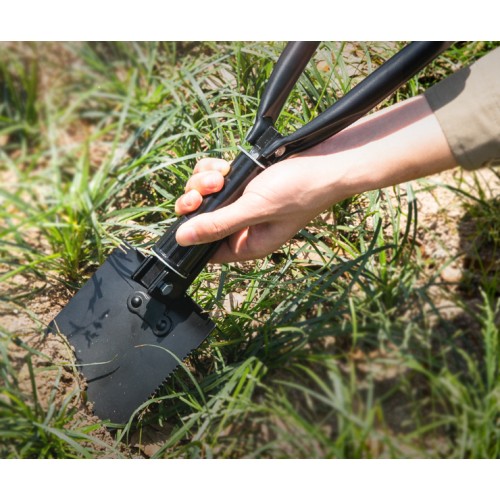 DELI DELI φτυάρι χειρός DL554001 με θήκη, foldable, 47cm