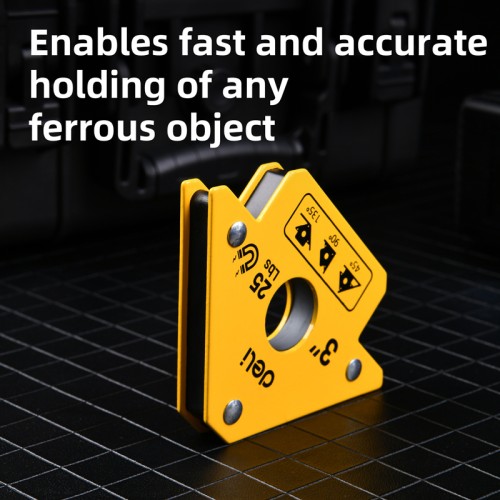 DELI DELI μαγνητική γωνία συγκόλλησης DL-HDW25 με 45°/90°/135° γωνίες, 3