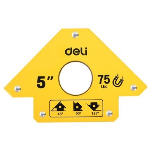 DELI DELI μαγνητική γωνία συγκόλλησης DL-HDW75 με 45°/90°/135° γωνίες, 5