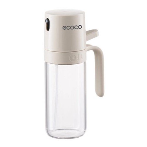 ECOCO ECOCO γυάλινο δοχείο λαδιού E24235 με ψεκαστήρα, 250ml, γκρι