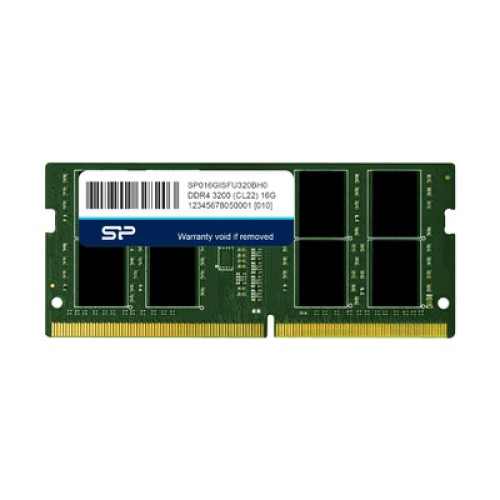 SILICON POWER SILICON POWER industrial μνήμη DDR4 SODIMM SP016GISFU320BH0, 16GB, 3200MHz, CL22, -20~95 °C