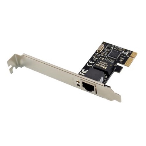 Powertech POWERTECH κάρτα επέκτασης PCIe σε 1x RJ45 ST714, 1000Mbps, RTL8111C