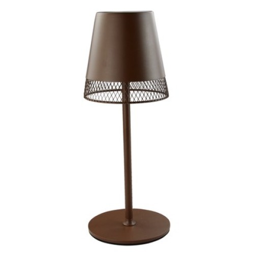 Powertech POWERTECH LED επιτραπέζιο φωτιστικό HLL-0191, ρυθμιζόμενο, επαναφορτιζόμενο, καφέ