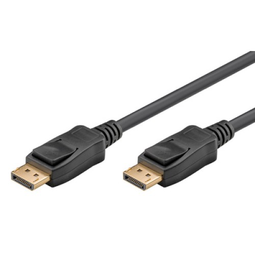 GOOBAY GOOBAY καλώδιο DisplayPort 74744, 8K/120Hz, 40 Gbps, 2m, μαύρο