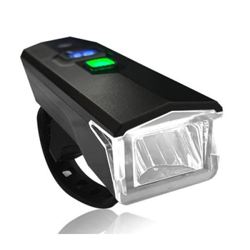 UNBRANDED Εμπρόσθιο φως ποδηλάτου LXA6640, 6W, επαναφορτιζόμενο, μαύρο