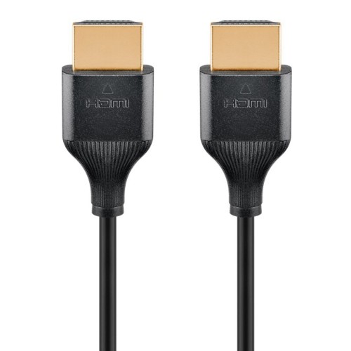 GOOBAY GOOBAY καλώδιο HDMI 75298 με Ethernet, slim, 8K/60Hz, 48 Gbps, 1m, μαύρο