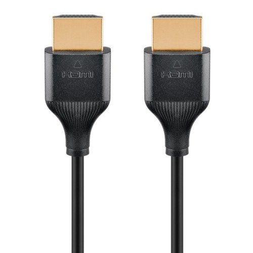 GOOBAY GOOBAY καλώδιο HDMI 75297 με Ethernet, slim, 8K/60Hz, 48 Gbps, 0.5m, μαύρο